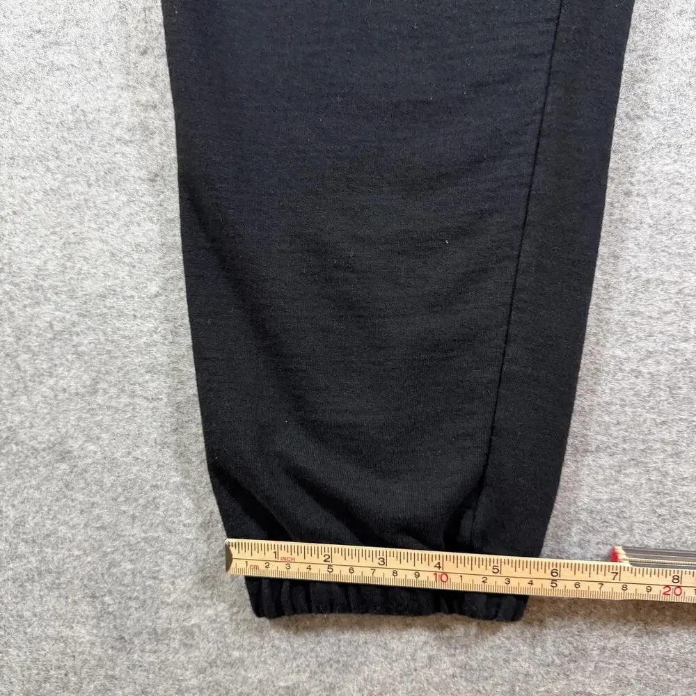 Quiksilver Joggers Mens M Black Drawstring Lounge Pants Streetwear Casual
